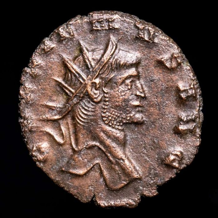 Impero romano. Gallieno (253-268 d.C.). Antoninianus Rome, A.D. 267/268. LIBERO P CONS AVG, Panther standing left; B in exergue.