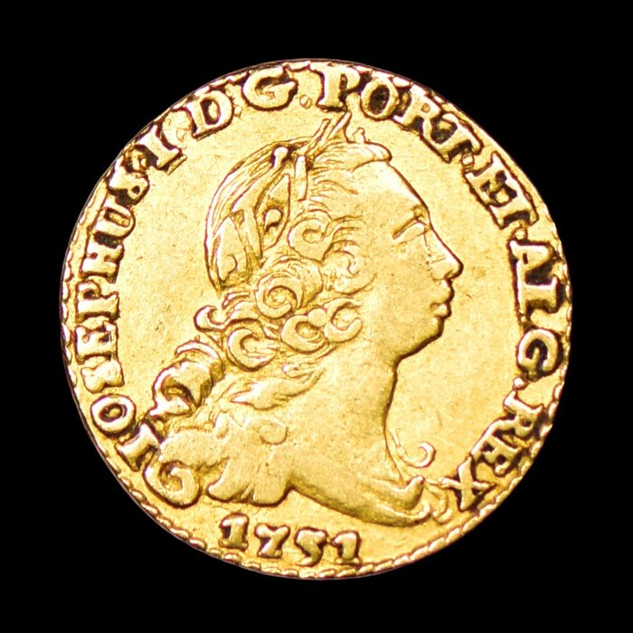 Portugal. D. José I (1750-1777). Meio Escudo (800 Reis) 1751 - Iosephus - Lisboa