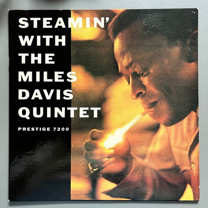 邁爾士·戴維斯 - Steamin’ With The Miles Davis Quintet (1st Mono) - 單張黑膠唱片 - 第1單聲道按壓 - 1961