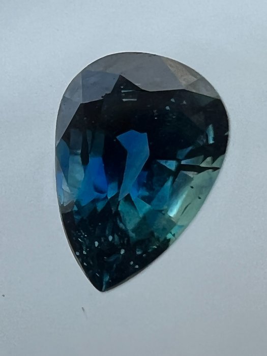 Deep Blue (Greenish) Sapphire - 0.56 ct