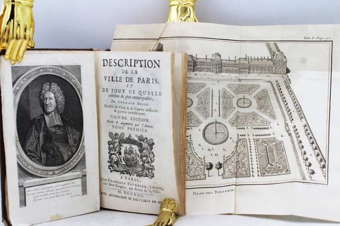 Germain Brice - Description de la Ville de Paris; et de tout ce qu'elle contient de plus remarquable - 1713