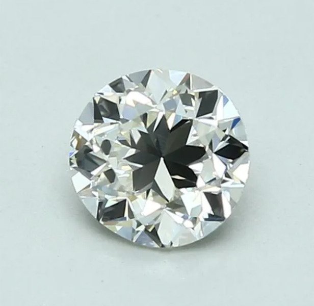 1 pcs Diamante - 0.90 ct - Brillante - H - VS2, *No Reserve Price*