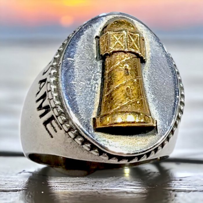handmade silver ring Taxidermy full body mount - handmade silver ring - 22 mm - 23 mm - 27 mm