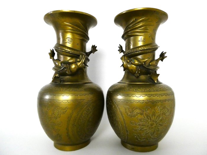 Vase - Messing - China