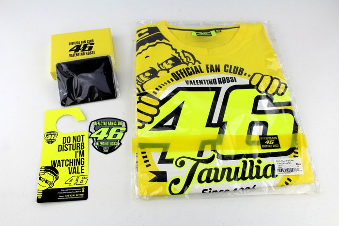MotoGP - Valentino Rossi Official Fan Club Famillia 2021 & Goodies Collector - Camiseta