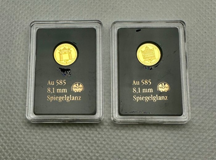 Germania. Gold medal ND (2 monedas)