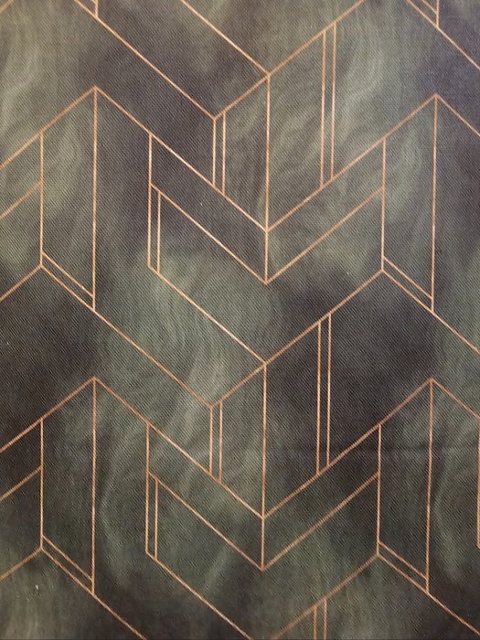 Luxuoso tecido Art Déco com textura dourada - 300x280cm - Têxtil - 280 cm - 0.02 cm