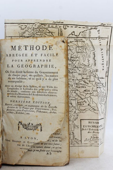 Crozat - Méthode Abrégée Et Facile Pour Apprendre La Géographie - 1805