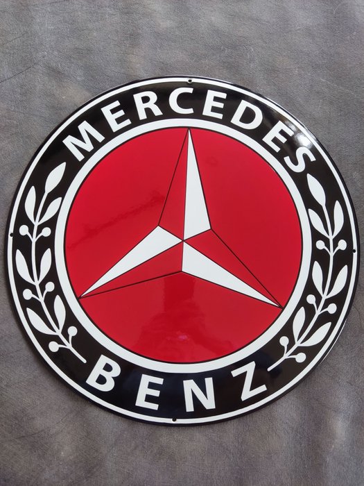 znak emaliowany, znak emaliowany znak emaliowany - Mercedes-Benz