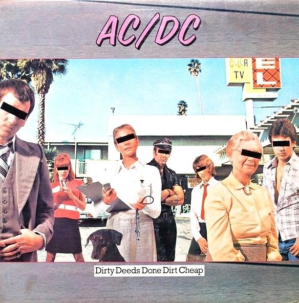 AC/DC - Dirty Deeds Done Dirt Cheap / US- Pressing Of The Hard-Rock Legend - LP - Réédition, Pressage de disques spécialisés - 1981