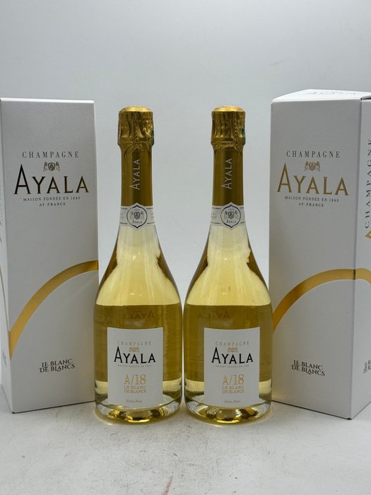 2018 Ayala, Le Blanc de Blancs - 香檳 Brut - 2 瓶 (0.75L)