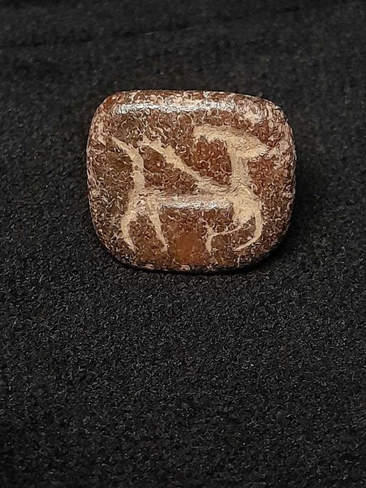 Mesopotamico Diaspro Sigilli di francobolli mesopotamici del 5000 - 4000 a.C. circa. AVANTI CRISTO