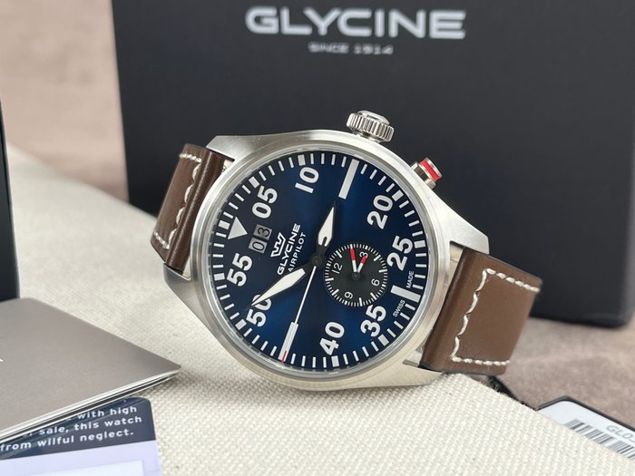 Glycine - Airpilot Dual Time Date - Nincs minimálár - GL0365 - Férfi - 2011 utáni