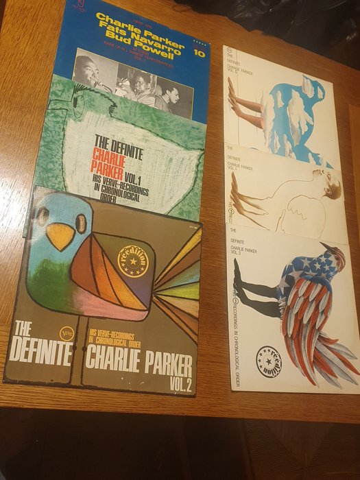 Charlie Parker - set of 6 Charlie Parker vinyl albums - Vários títulos - Disco de vinil - 1976