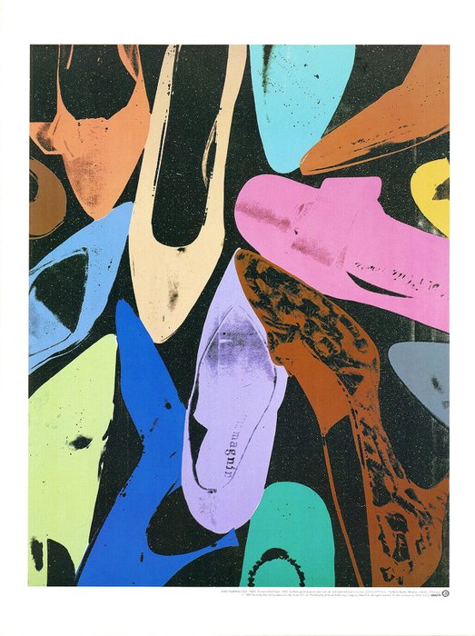 Andy Warhol (after) - Diamomd Dust Shoes - Te Neues licensed offset print