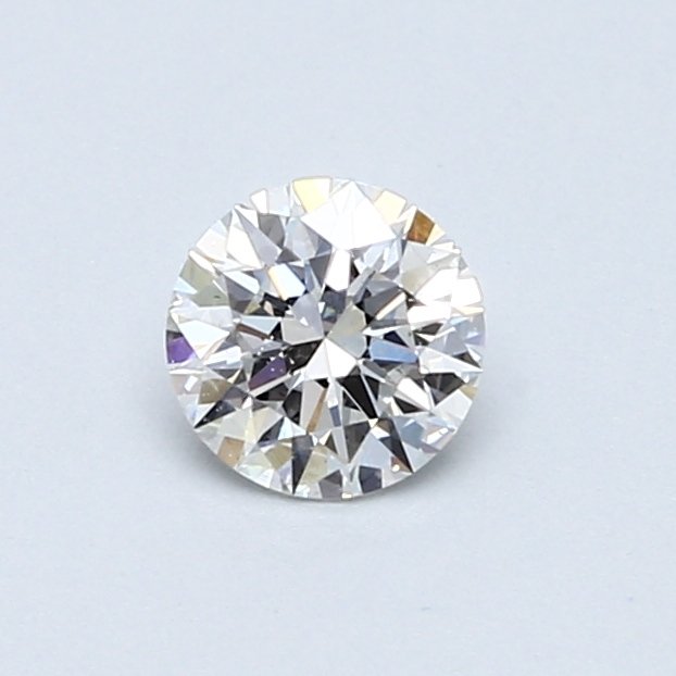 1 pcs Diamante - 0.46 ct - Rotondo, brillante - F - SI1
