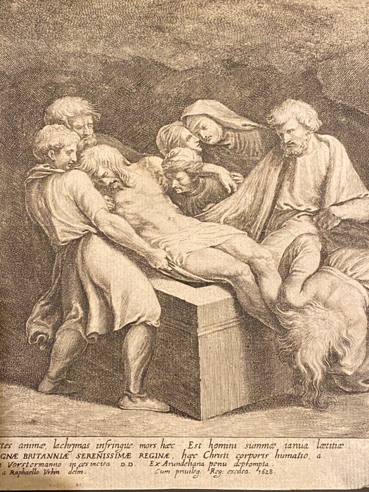 Raffaello Sanzio - Lucas Vorsterman (1595-1675) - La sepoltura