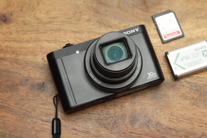 Sony DSC-HX500, 30x optical, Kantelbaarscherm, Wifi/NFC, Vlog camera Digitalkamera