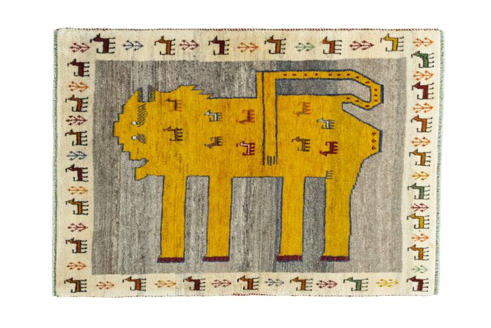 Gabbeh - Tigris - gyűjtői tárgy - Szőnyeg - 150 cm - 107 cm