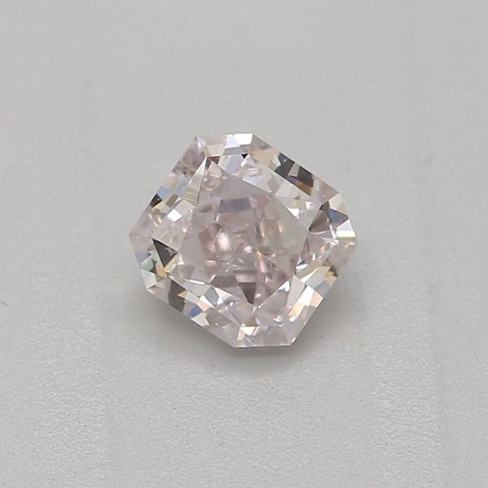 1 pcs Diamante - 0.30 ct - Radiante - very light pink - SI1