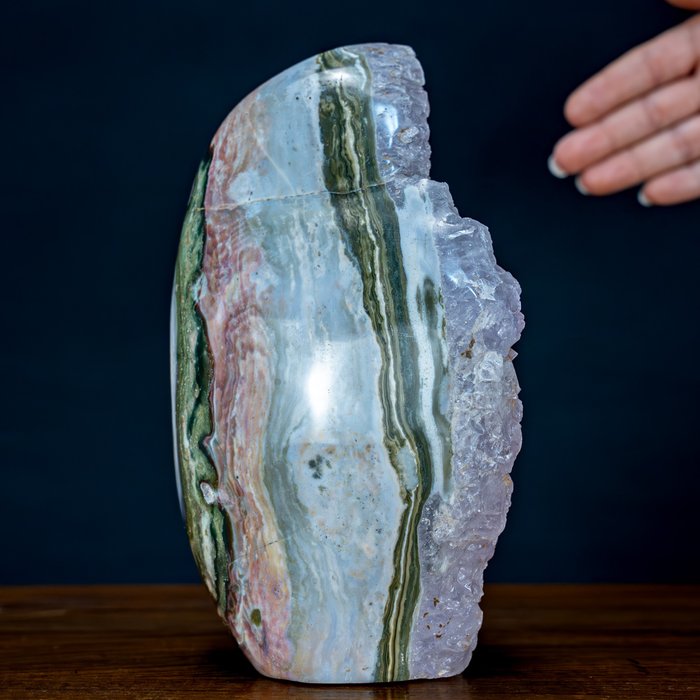 *NEW VEIN* Unique Natural Amethyst-Agate-Jasper Freeform/Druse- 2309.76 g