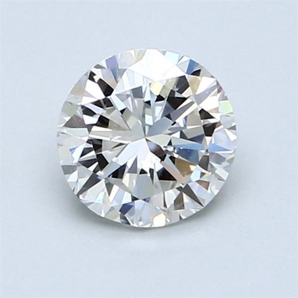 1 pcs 鑽石 - 1.00 ct - 圓形 - H(次於白色的有色鑽石) - VVS2