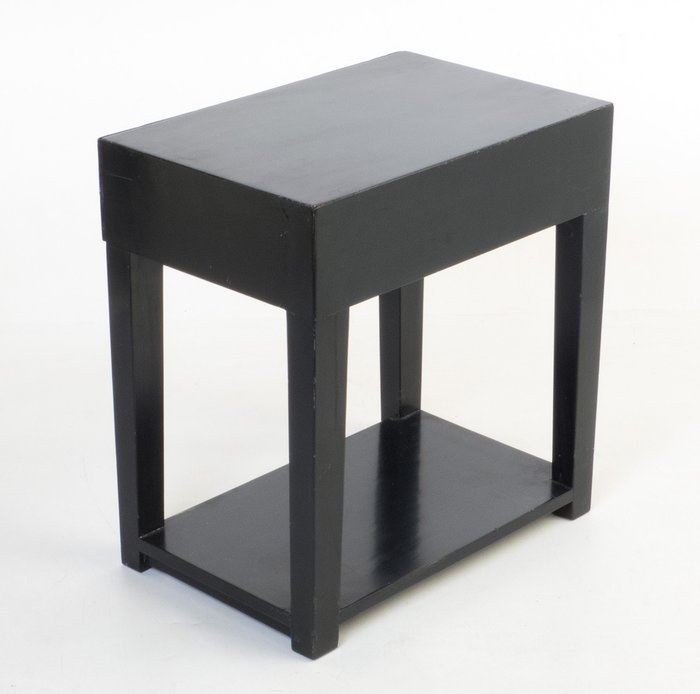 Side table - 木, 附層架和抽屜的小邊桌