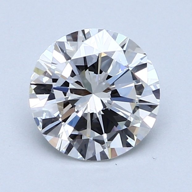 1 pcs Diamante - 1.29 ct - Redondo, brillante - H - VVS1