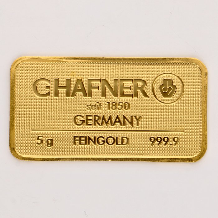 5 grammes - Or .999 - C.Hafner