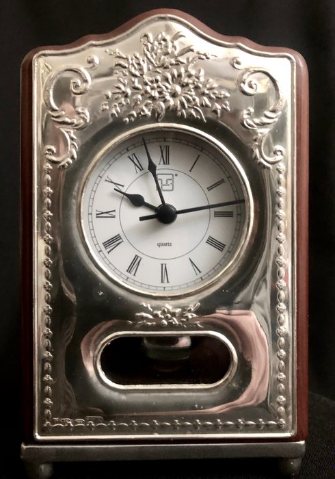 Horloge de bureau -   Argent 925 - 1990-2000