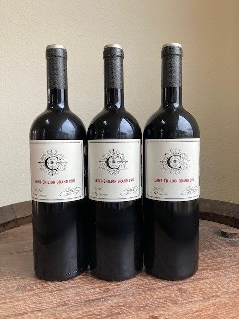 2018 Copel Wines. Saint-Emilion Grand Cru - Bordeaux - 3 Flasker (0,75 L)