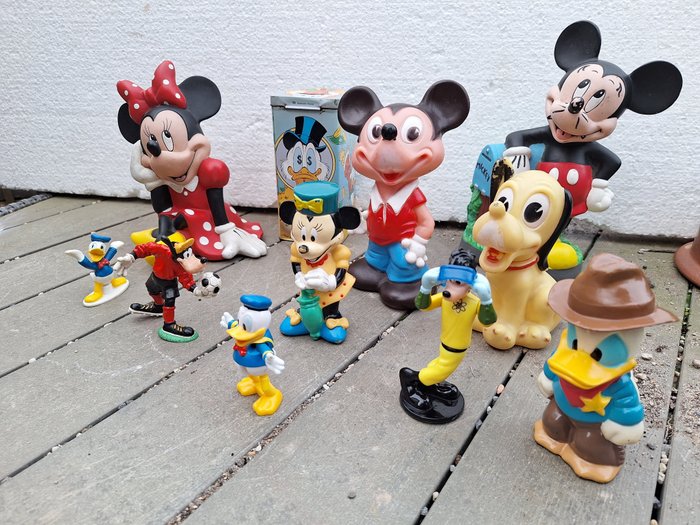 Merchandise-Figur - Besondere Sammlung von Vintage-Walt-Disney-Figuren - 1960-1970