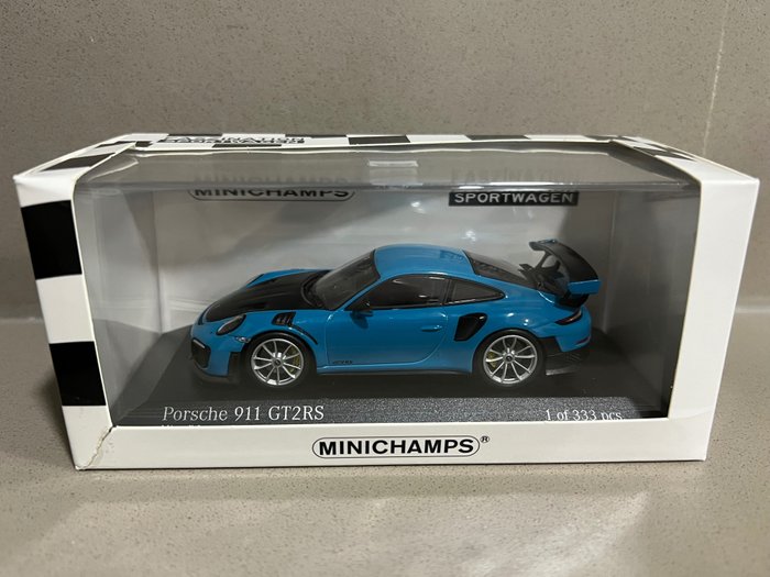 MiniChamps 1:43 - 1 - 模型賽車 - Porsche 911 GT2RS - 限量版 1，共 333 件
