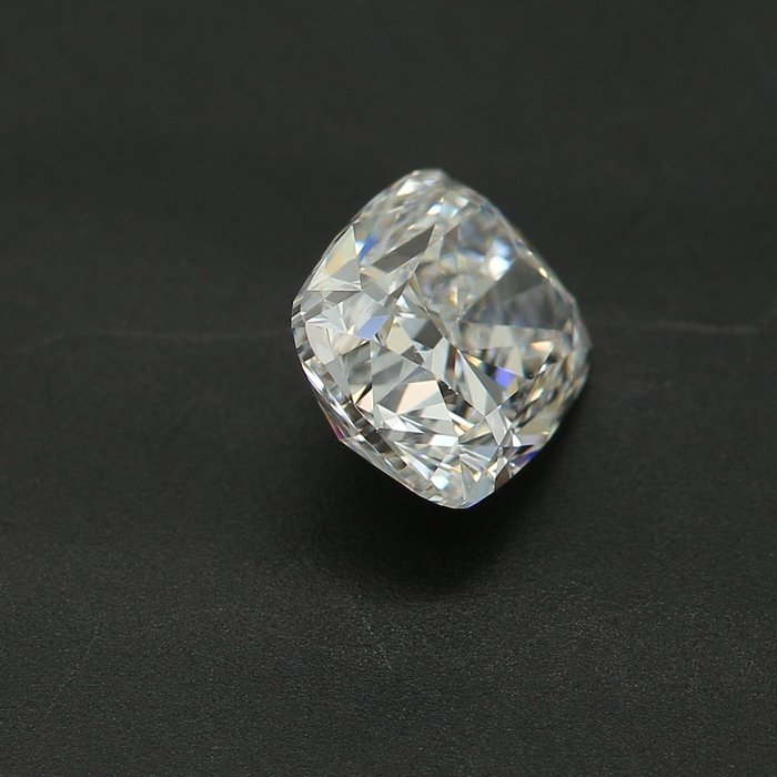 1 pcs Diamante - 1.01 ct - Cuscino - D (incolore) - VS1