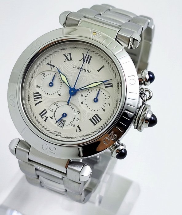 Cartier - Pasha Plongeur Chronograph - Ref. 1050 - Homem - 2000-2010