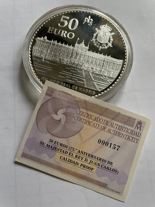 西班牙. 50 Euro 2013 "Juan Carlos I" Proof