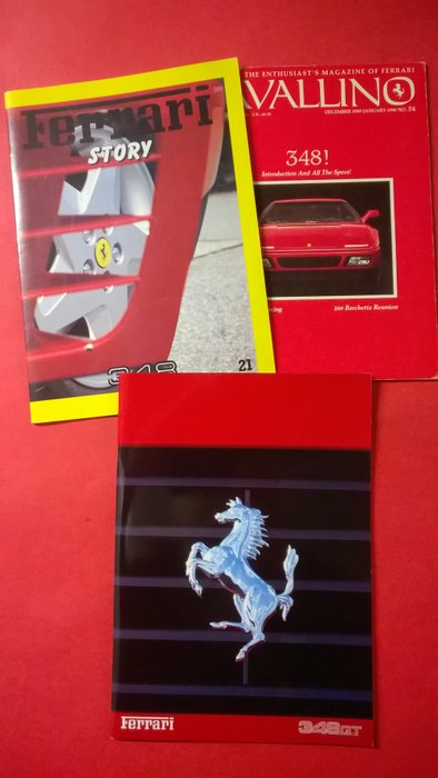 Brochure - Ferrari - Ferrari 348 GTB / GTS en Spider - 1989