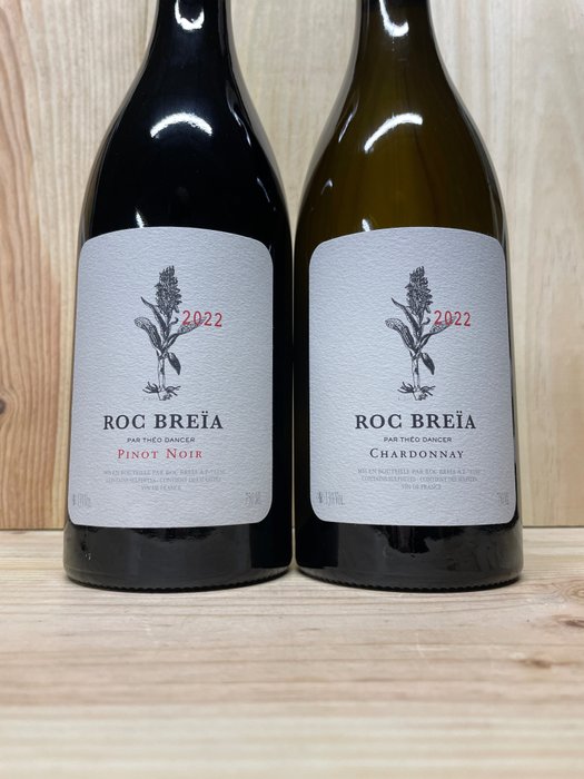 2022 Roc Breia - Chardonnay & Pinot Noir - Borgonha - 2 Garrafas (0,75 L)