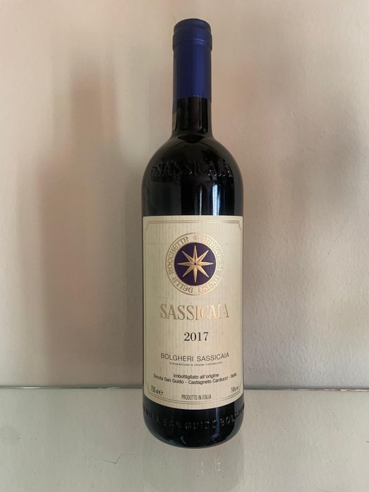 2017 Tenuta San Guido, Sassicaia - Super Tuscans - 1 Pullo (0.75L)