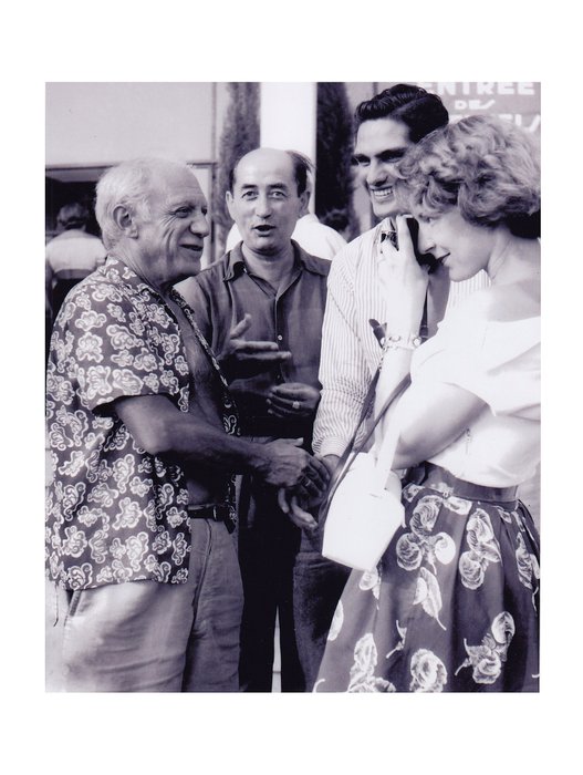 FarabolaFoto - Pablo Picasso - Sulla Croisette. Cannes 1949