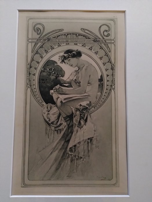 Alfons Mucha - Lithografie Jugendstil: Dokumente decoratif 1902