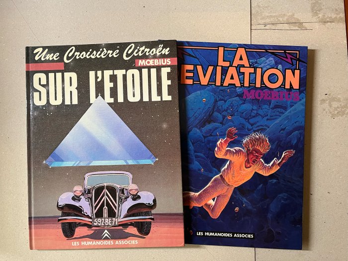Sur l'étoile + La Déviation - 2x C - 2 Album - Erstausgabe - 1980/1983