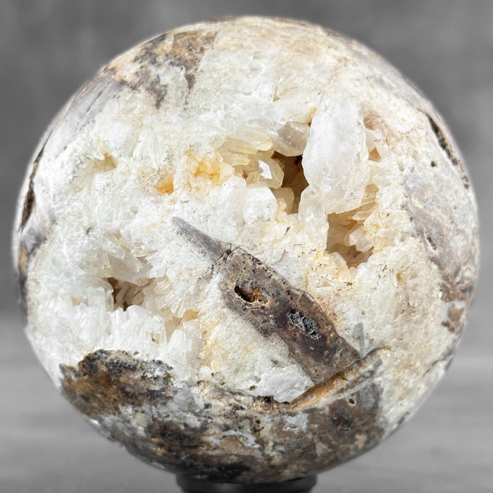 NINCS RENDELÉSÁR - Lenyűgöző tüskés kristálykvarc Gömb- 1800 g
