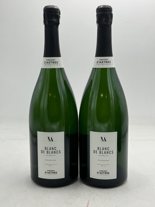 Vincent d'Astrée, Blanc de Blancs - Champagne Brut - 2 Magnums (1,5 l)