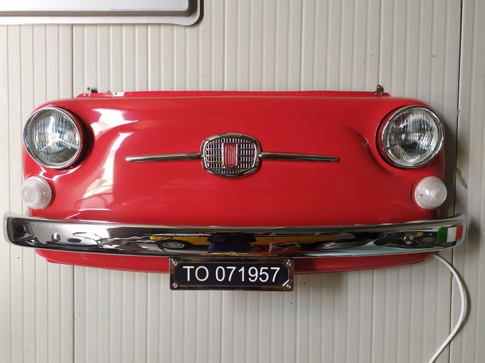 Sign - Fiat 500 front