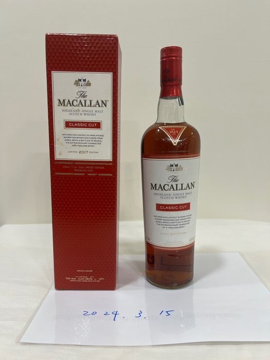 Macallan - Classic Cut 2017 - Original bottling  - 750毫升