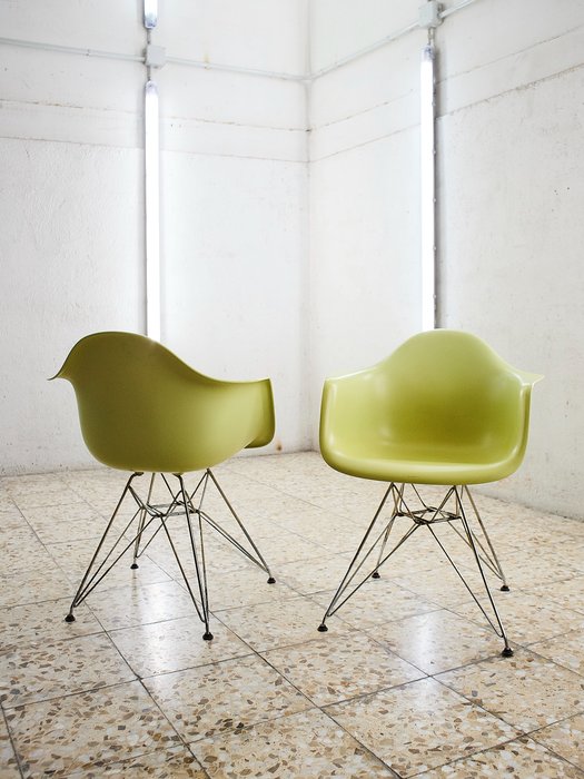 Vitra - Charles & Ray Eames - Chaise (2) - DAR - Acier, Plastique