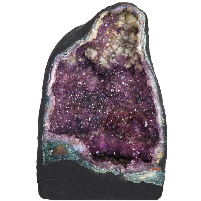 AA 品質 - “閃閃發光”紫水晶 - 45x30x23 cm - 晶洞- 21 kg