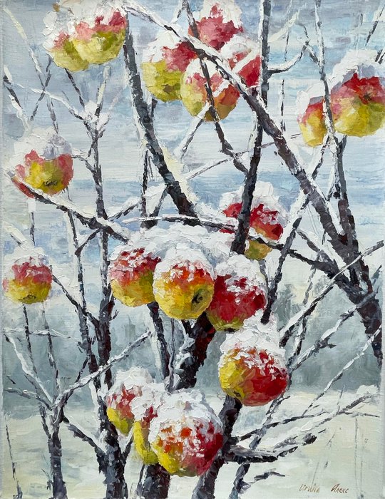 Irina Alex (1961-) - Pommes sous la Neige