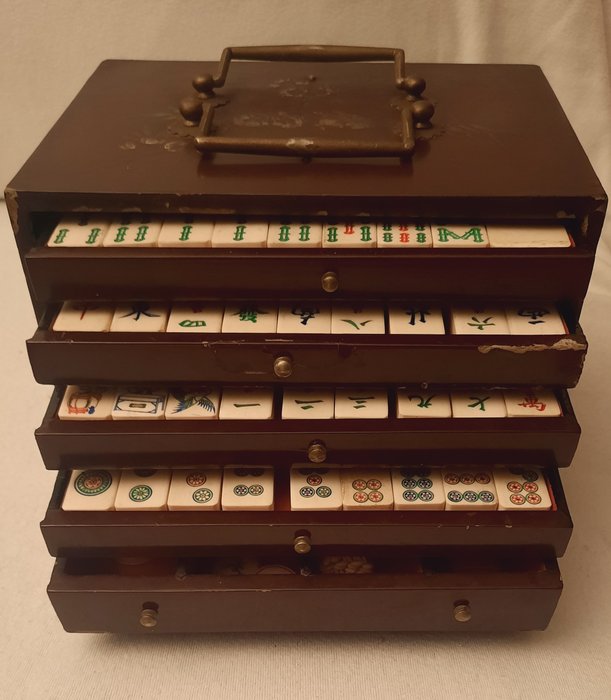 Brettspiel (1) - Mahjong - Knochen